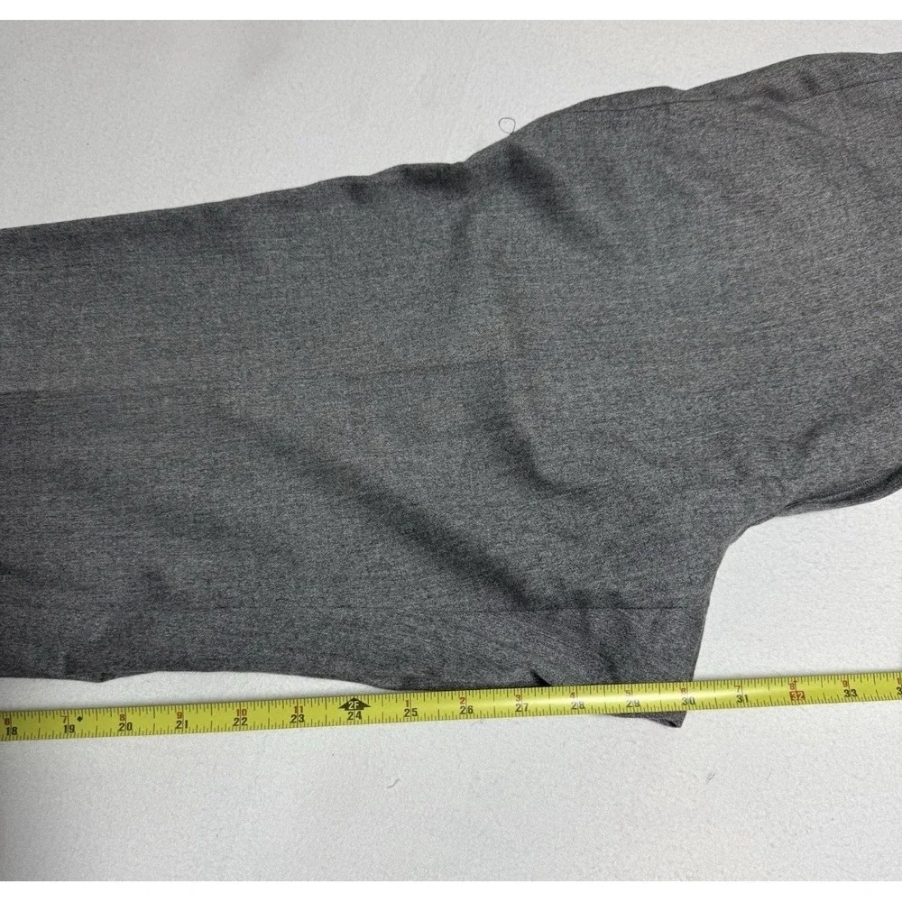 Valentino Mens Gray Dress Pants Wool‎ Flat Front Italy Tailored Trousers 36x32